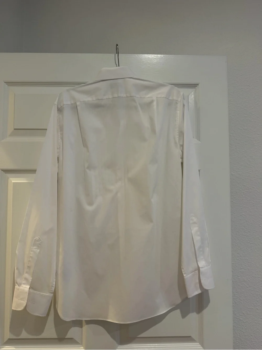 J. Crew White Pleated Front Men's Tuxedo Dress Shirt